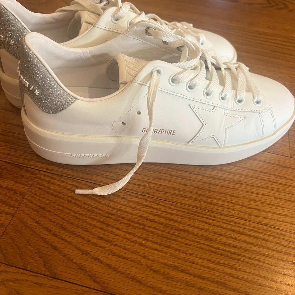 Golden Goose Purestar White Sneakers